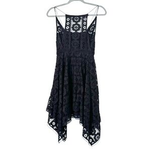 Free People Womens Just Like Honey Lace Dress Whimsigoth Grunge Dress Size‎ 0
